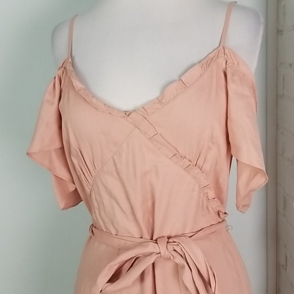 PAIGE Aylin Sleeveless Asymmetrical Ruffle Dress S - Picture 4 of 15